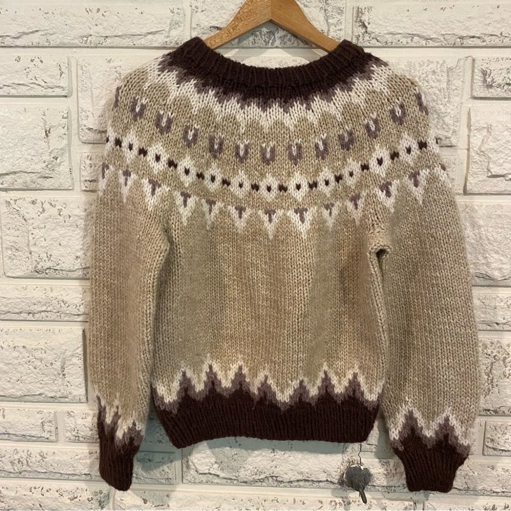 Handmade Fairisle Knitted Sweater